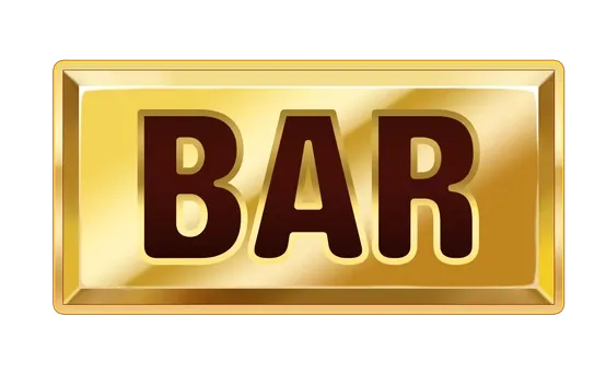 Gold BAR Symbol