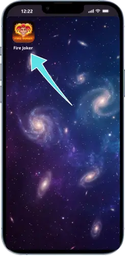 Fire Joker Shortcut auf iOS starten